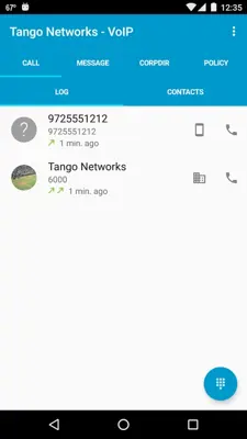 Tango Communicator android App screenshot 3